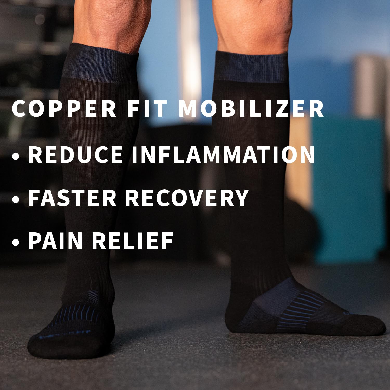 Copper Fit Mobilizer Compression Socks for Men and Women

