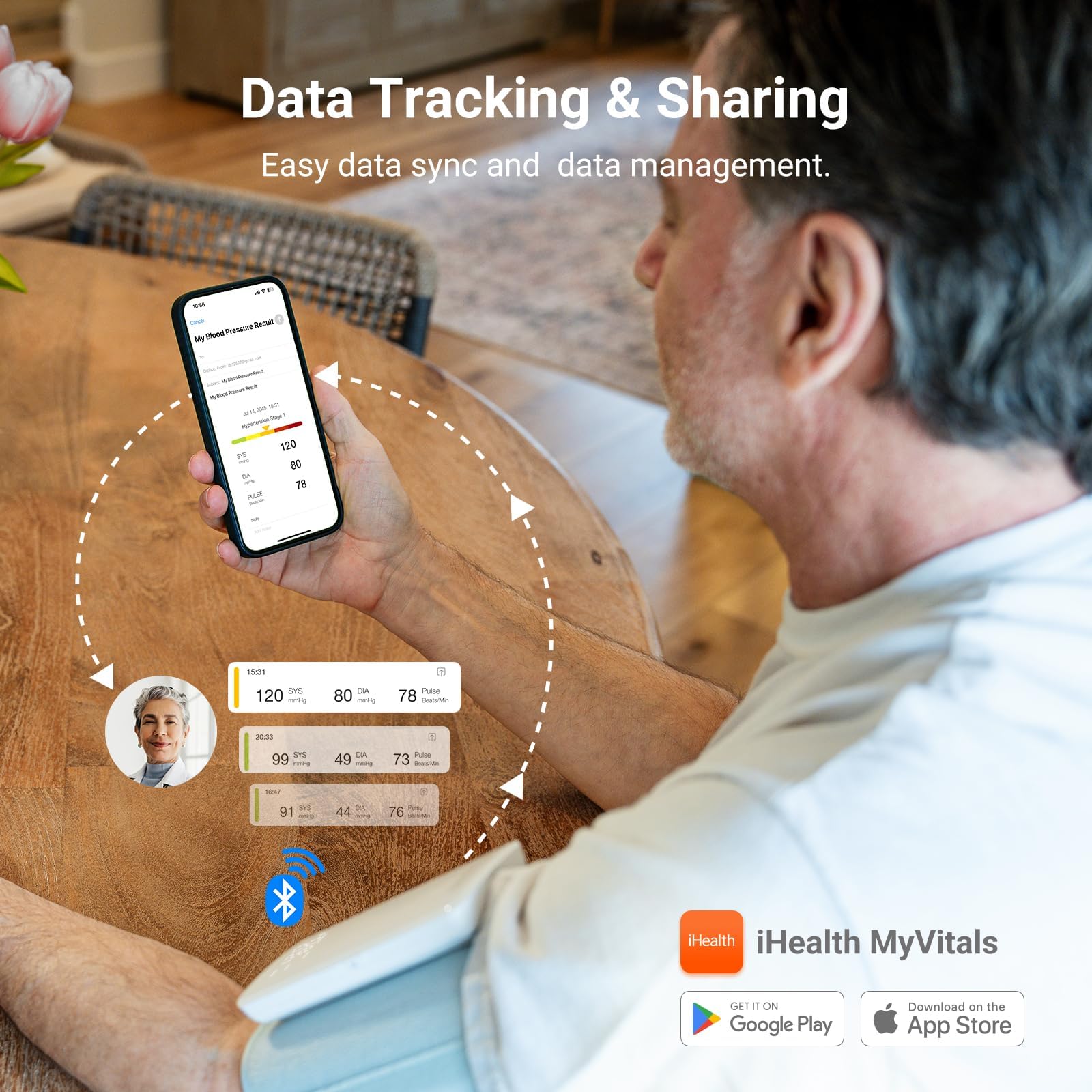 iHealth Neo Wireless Blood Pressure Monitor | App Bluetooth

