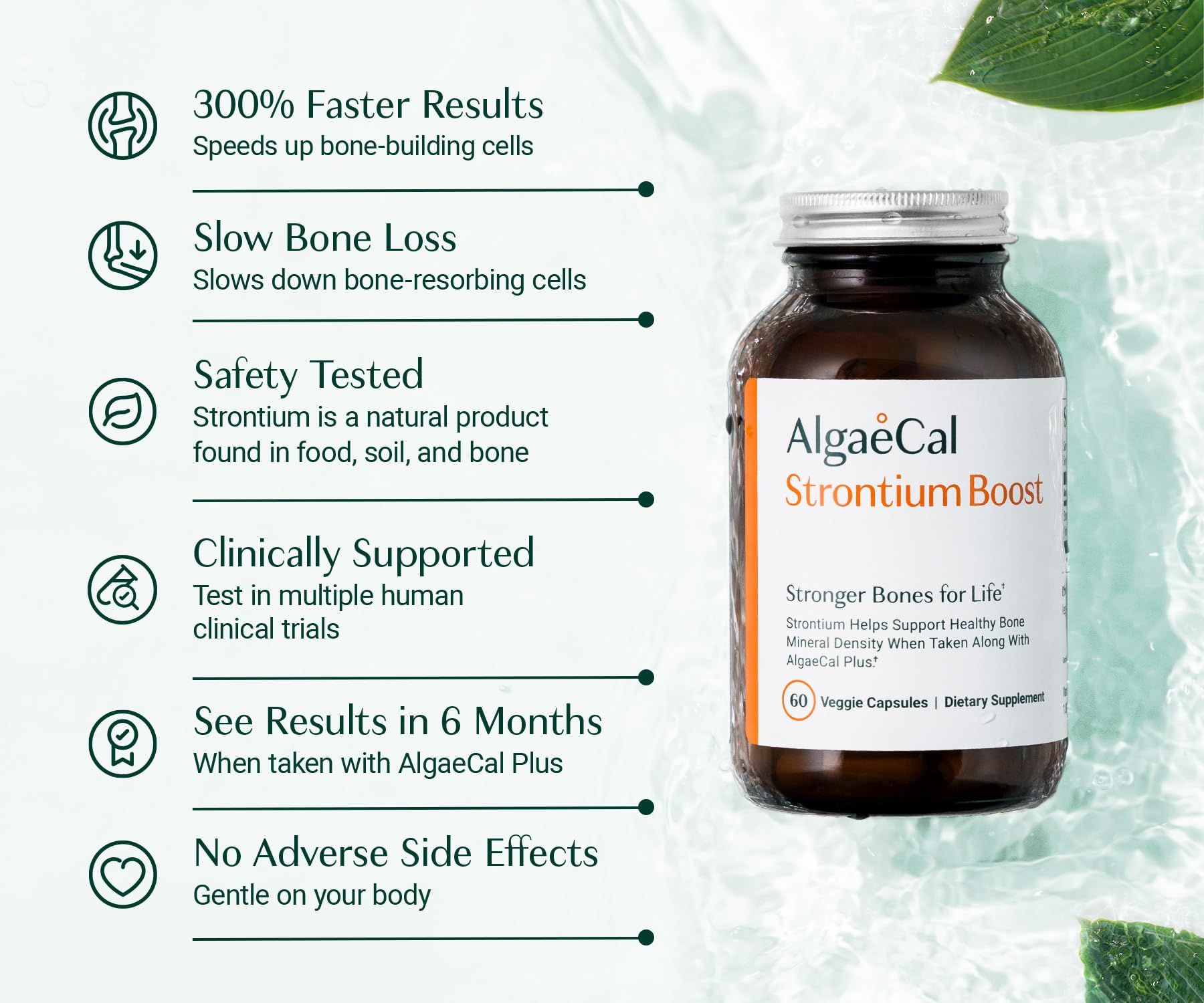 ALGAECAL Strontium Boost - Strontium Citrate 680 mg

