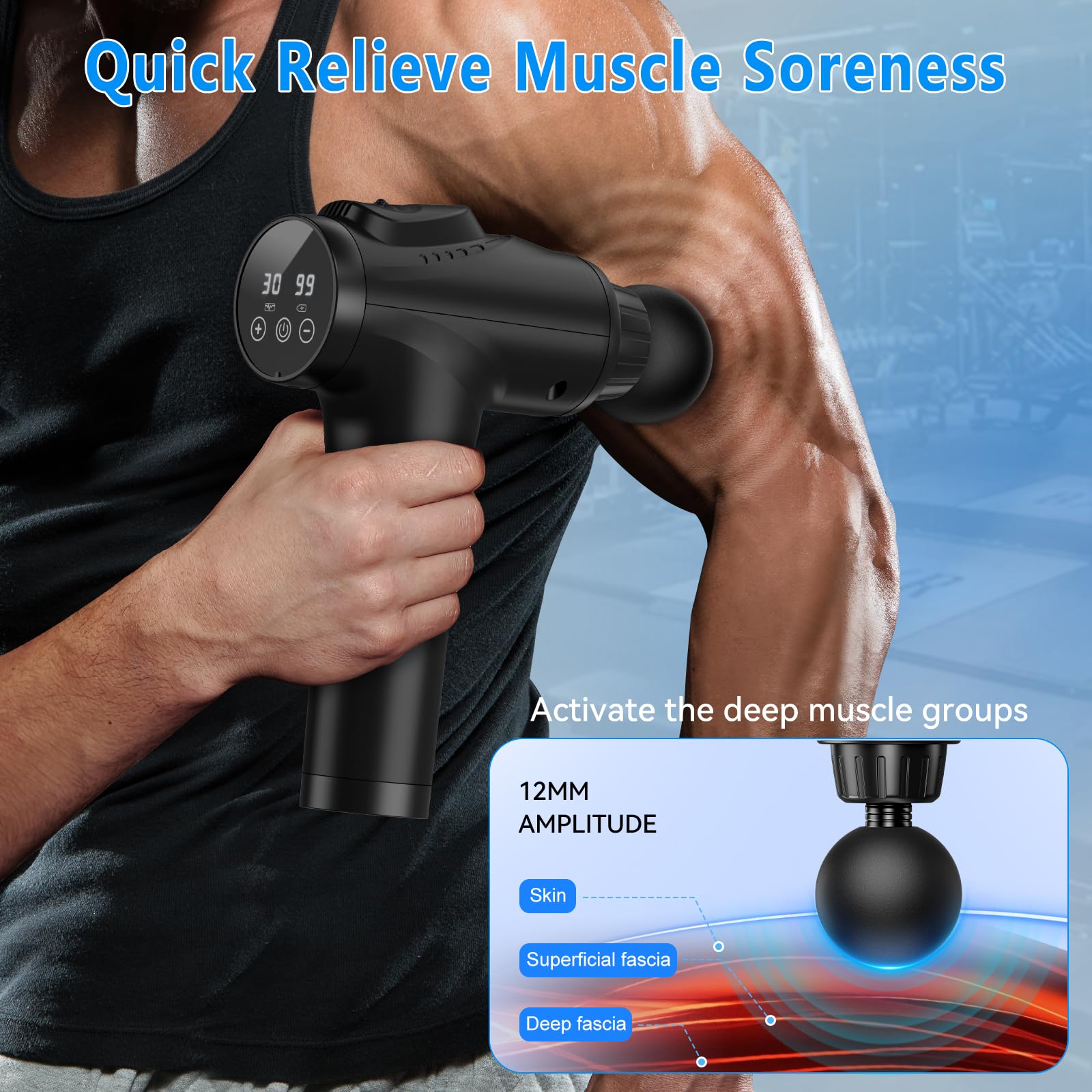 APHERMA Massage Gun - Handheld Percussion Massager

