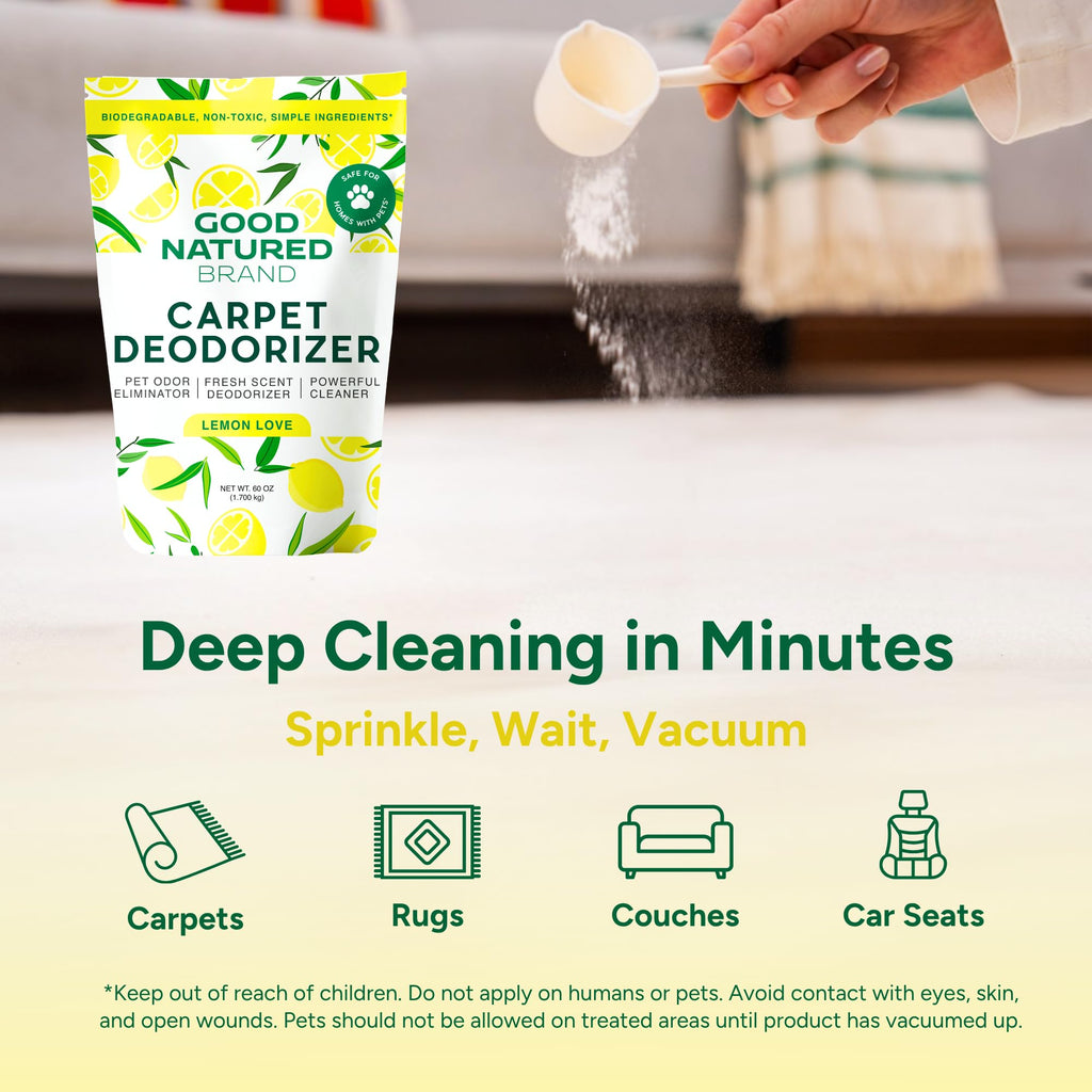 Carpet Deodorizer by Good Natured Brand – Freshener Powder

