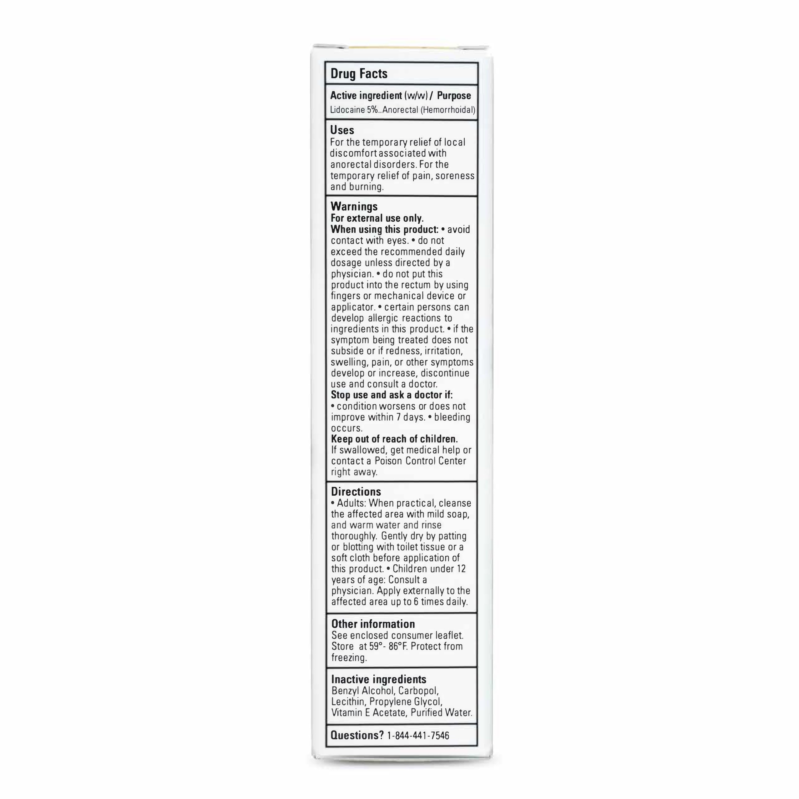 Zensa Lidocaine Numbing Cream – Topical Anesthetic

