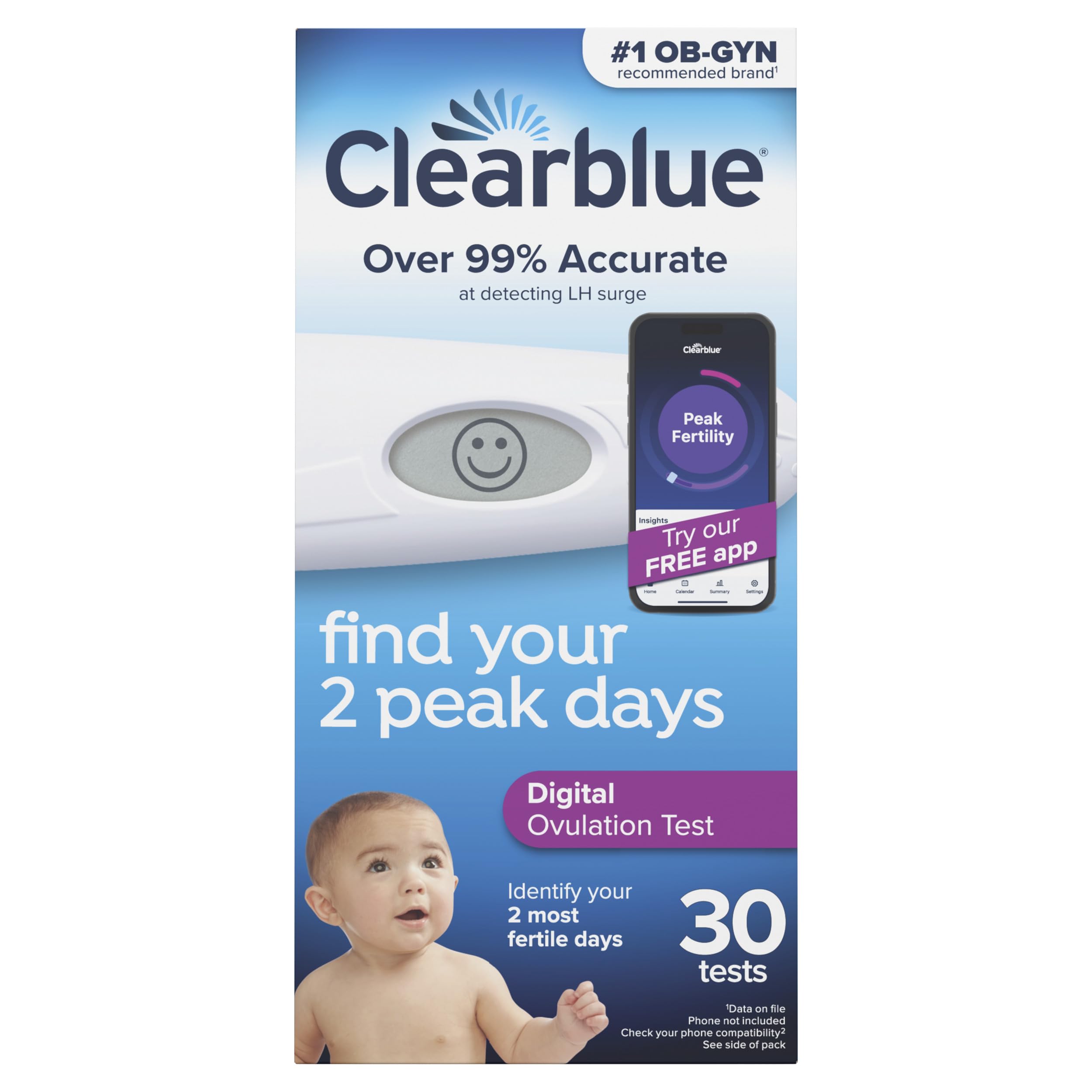 Clearblue Digital Ovulation Test | Predicts Fertile Window

