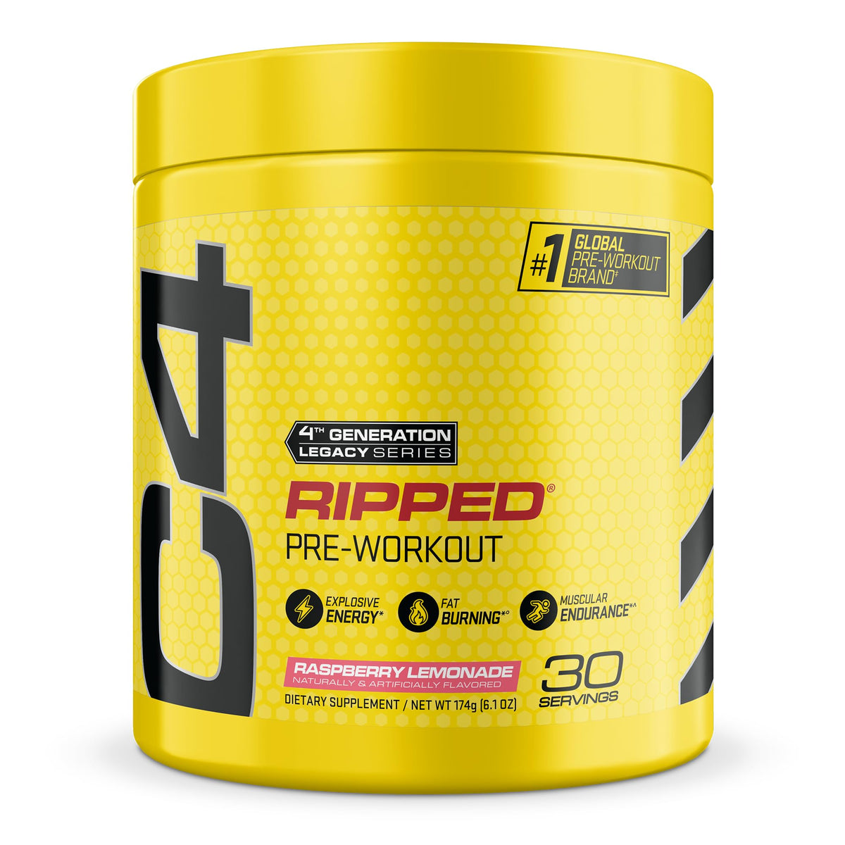 C4 Ripped Pre Workout Powder for Energy & Endurance