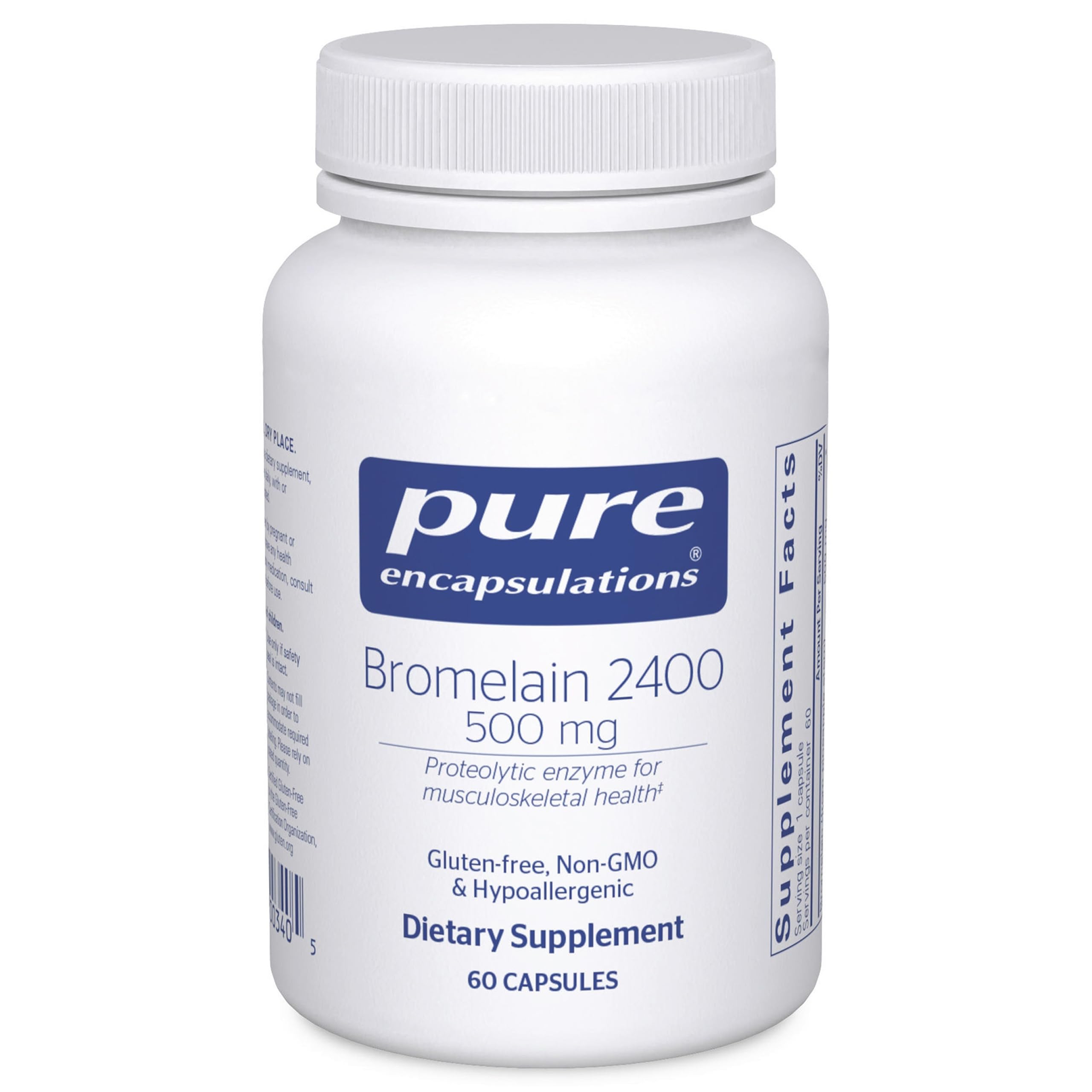 Bromelain 500 mg – Pure Encapsulations – Vegan Capsules

