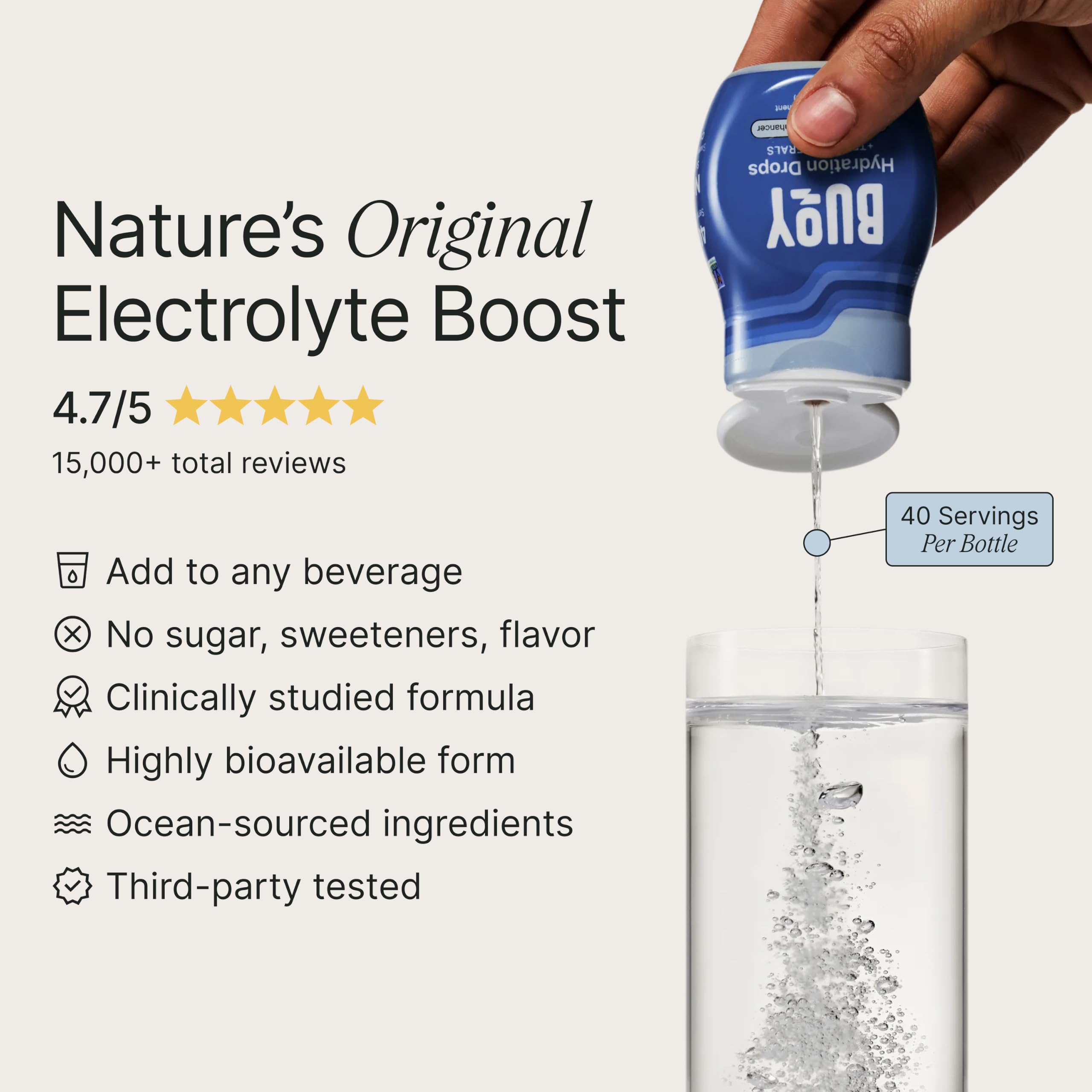 Buoy Electrolyte Drops | Hydration Supplement

