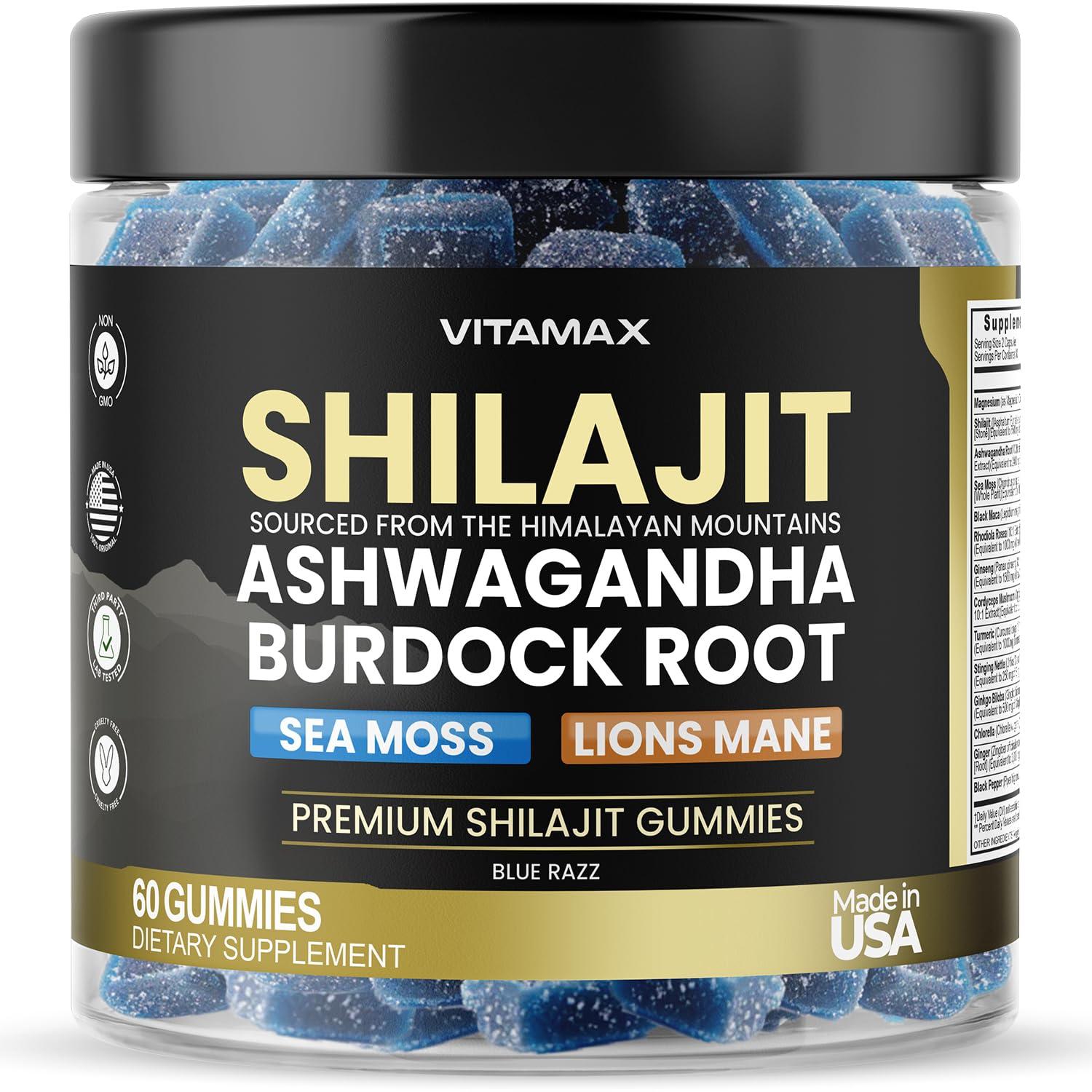 Vitamax Shilajit Gummies – Mineral Wellness Formula

