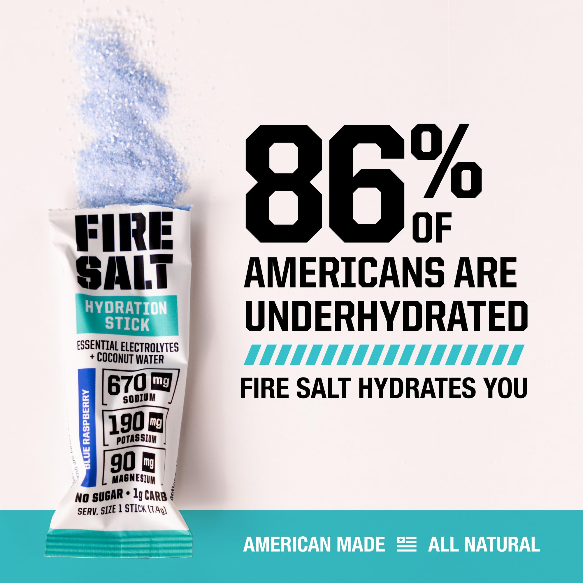 Fire Salt Hydration Sticks with Electrolytes – Coconut Water

