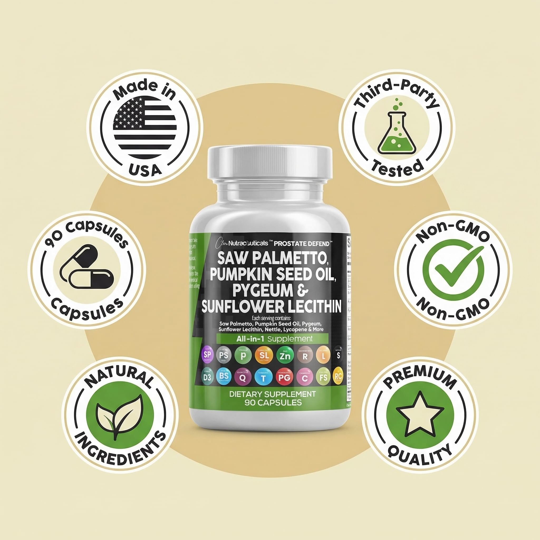 Prostate Defend All-In-One Supplement by Clean Nutra

