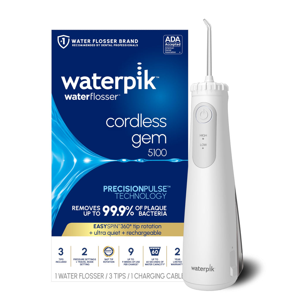 Waterpik Cordless Gem Water Flosser 5100 WF-27

