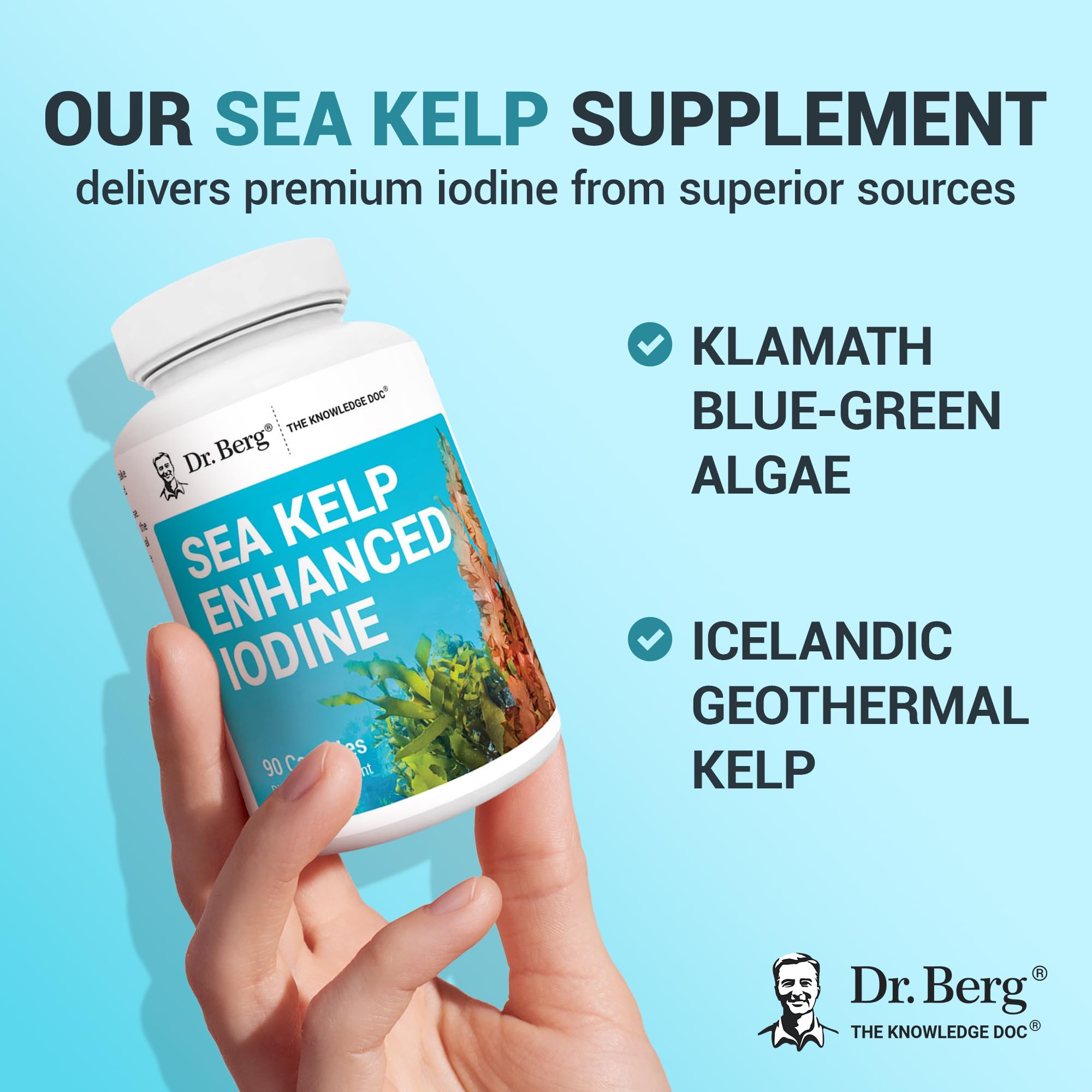 Dr. Berg Sea Kelp Iodine with Algae Blend

