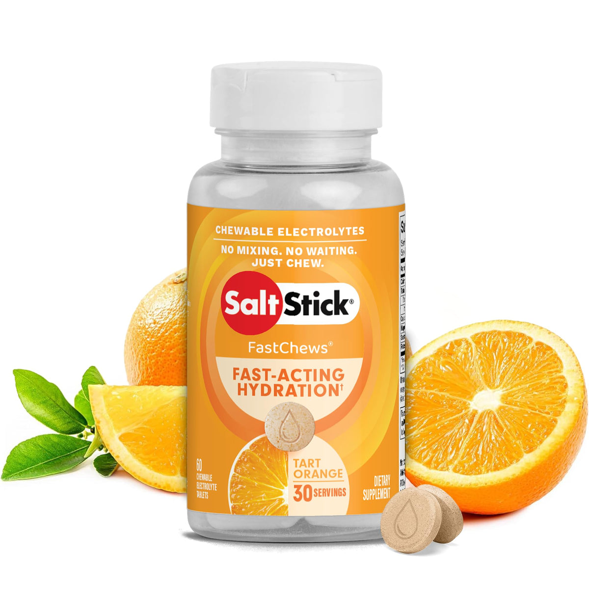SaltStick Electrolyte FastChews Chewable Hydration Tablets