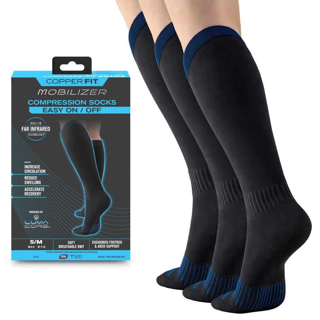 Copper Fit Mobilizer Compression Socks for Men and Women

