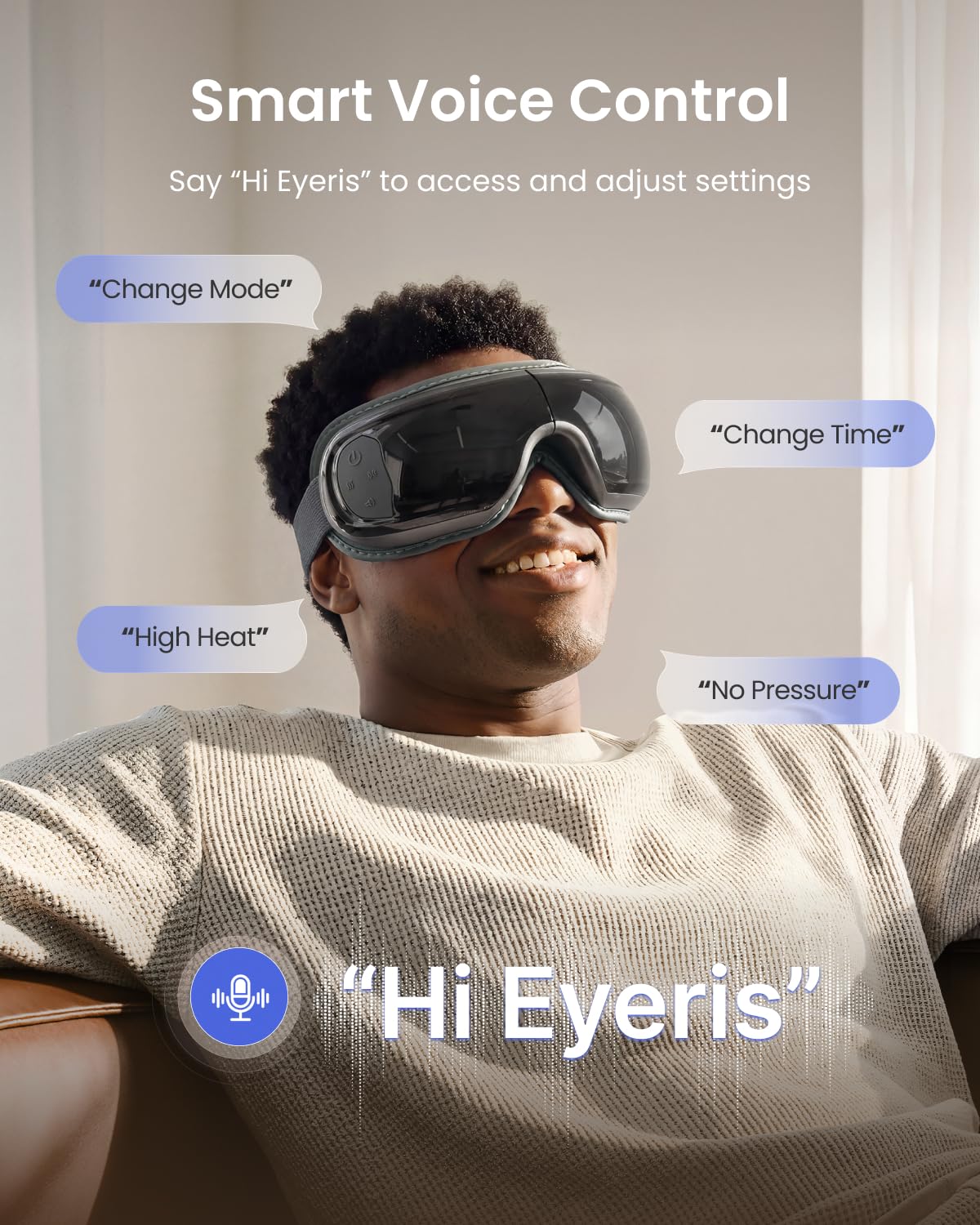 RENPHO Eye Massager with Heat and Cooling | Voice Control

