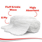 HEALQU Kerlix Gauze Bandage Roll Latex Free 6-Ply Cotton

