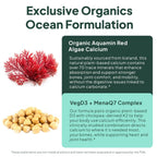 Calcium by Organics Ocean: Organic Red Algae with D3 & K2

