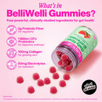 Belli Welli 4-in-1 Fiber Gummies with Probiotics

