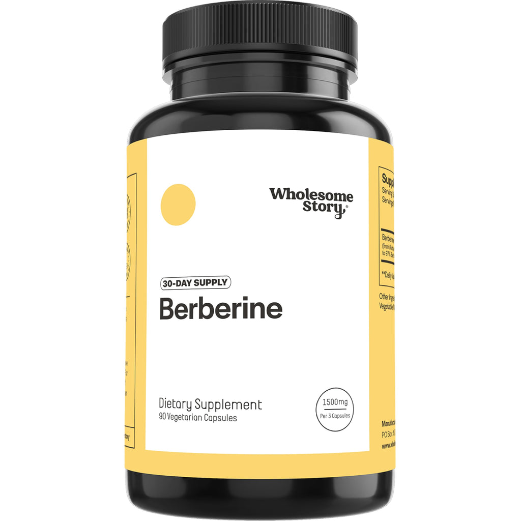 Wholesome Promise Berberine HCl 1500mg | Metabolic Support

