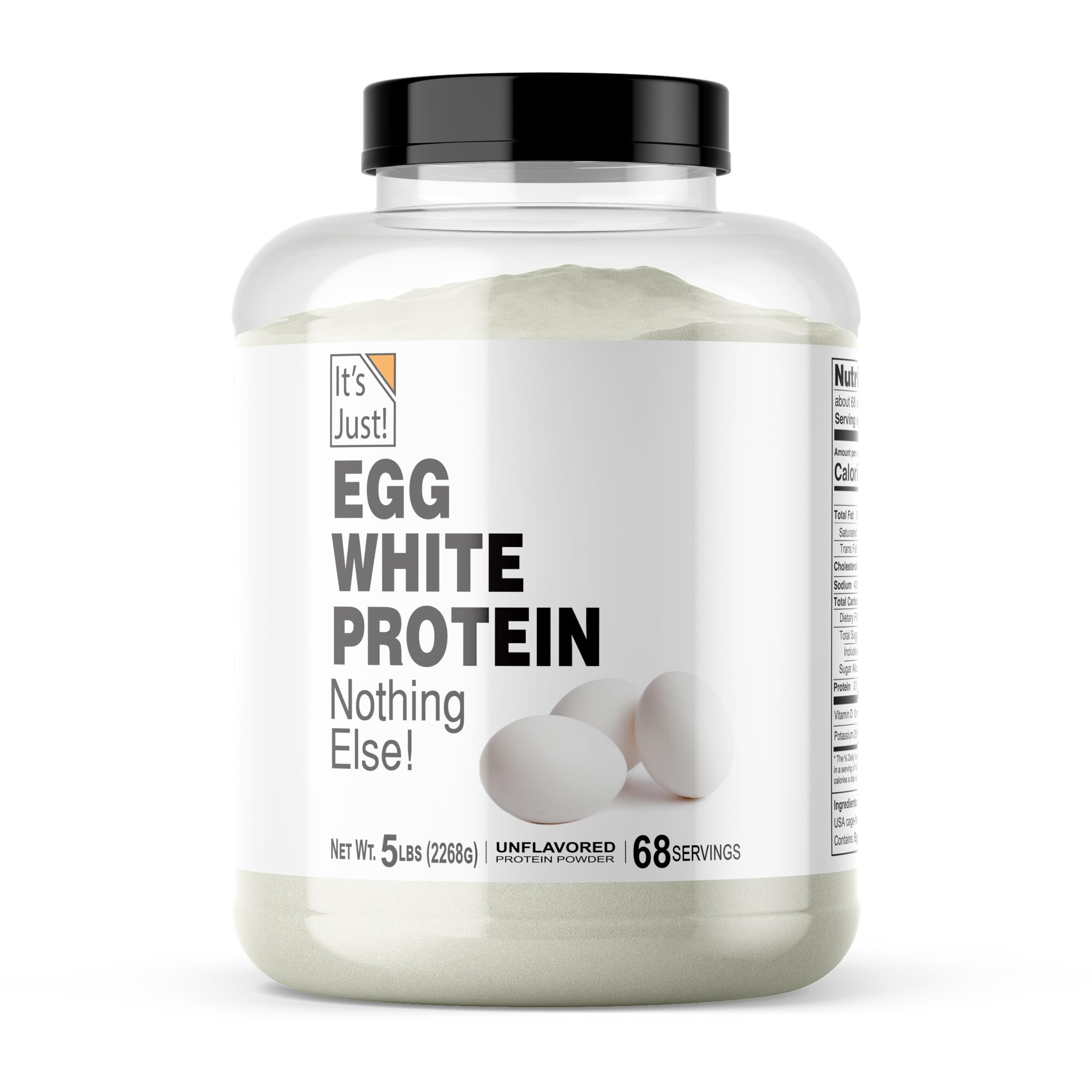 Egg White Protein Powder - It's Just! Unflavored