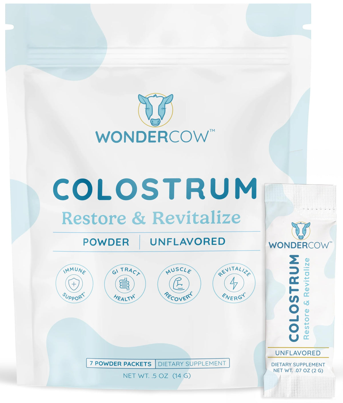 WonderCow Colostrum Powder for Gut Health and Wellness