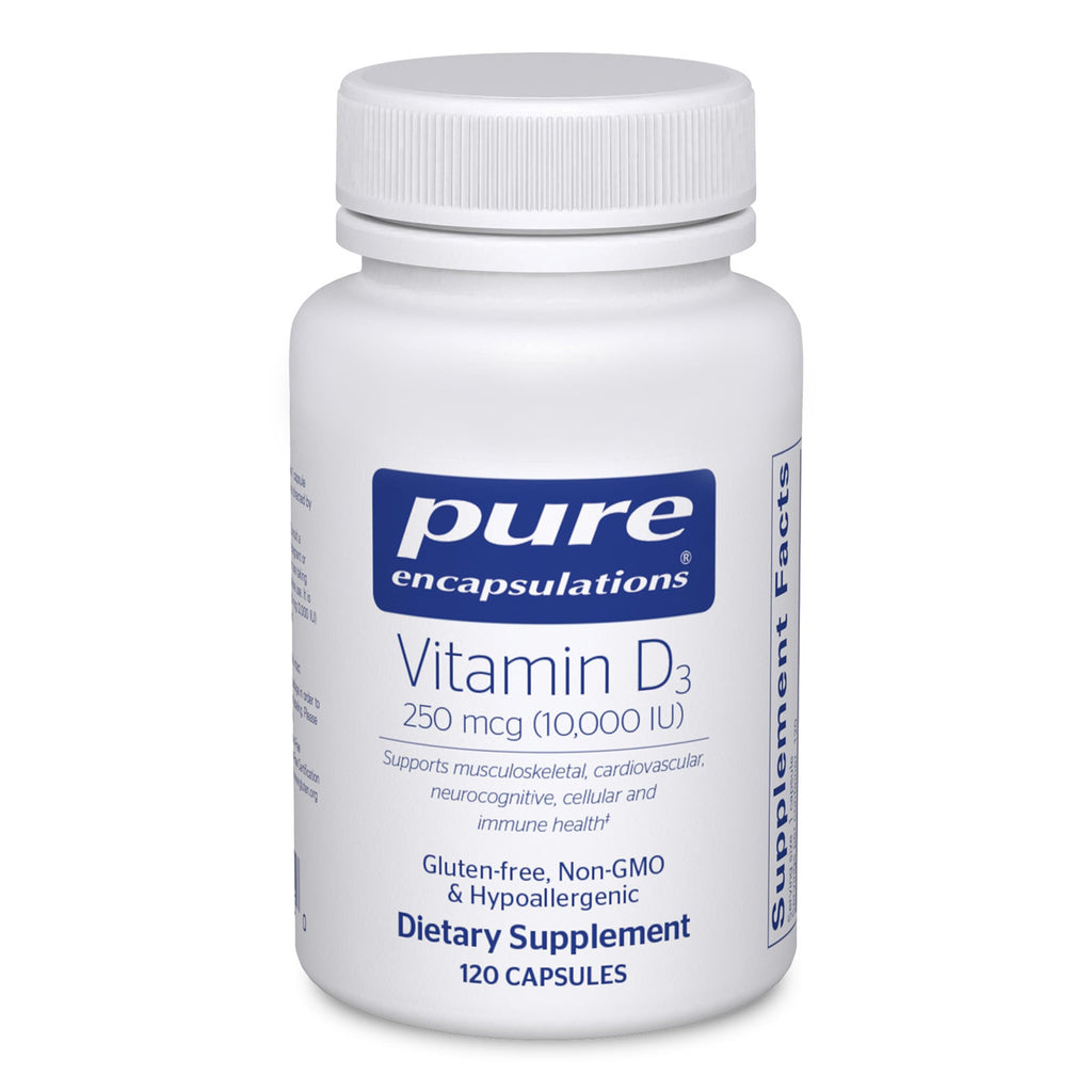 Pure Encapsulations Vitamin D3 250 mcg Immune & Bone Health

