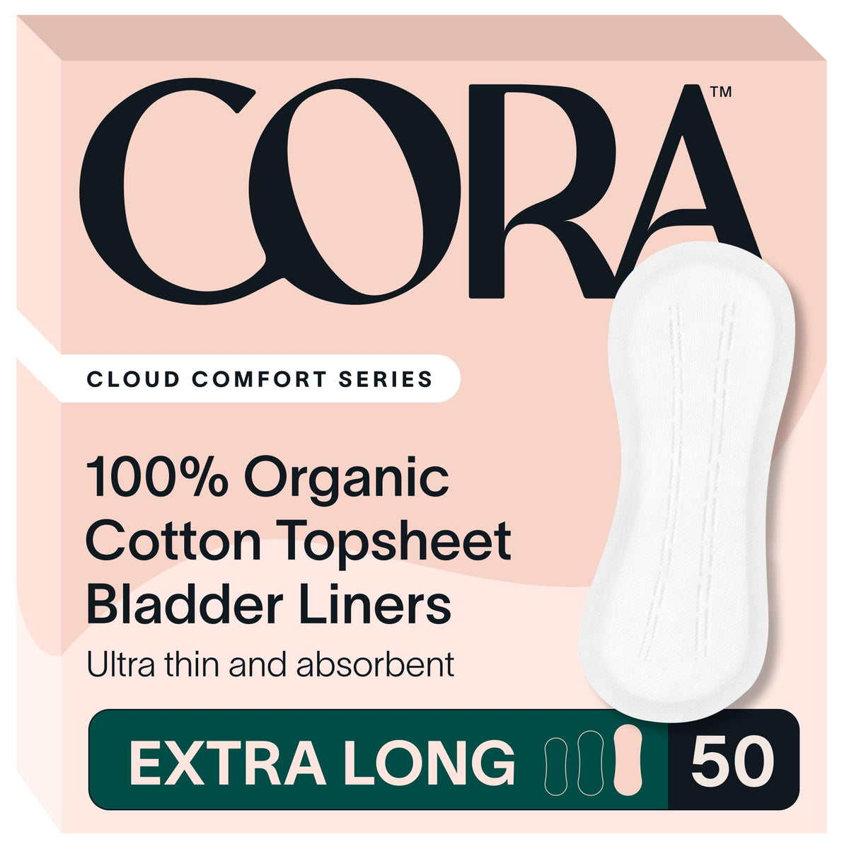 Cora 100% Organic Cotton Topsheet Bladder Liners