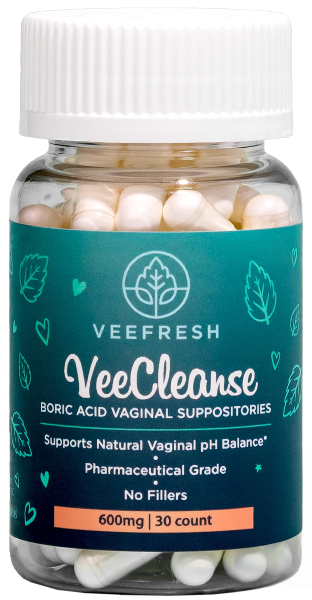 Boric Acid Vaginal Suppositories for pH Balance and Freshness

