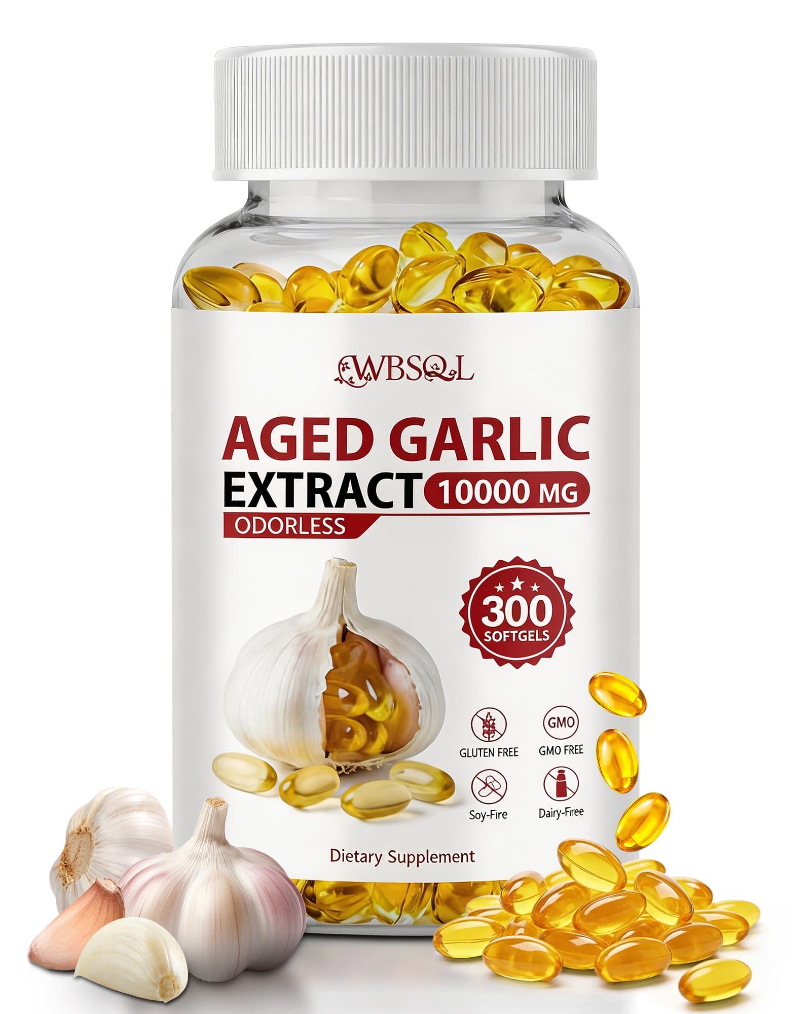 Odorless Aged Garlic Extract Softgels - Heart & Immune

