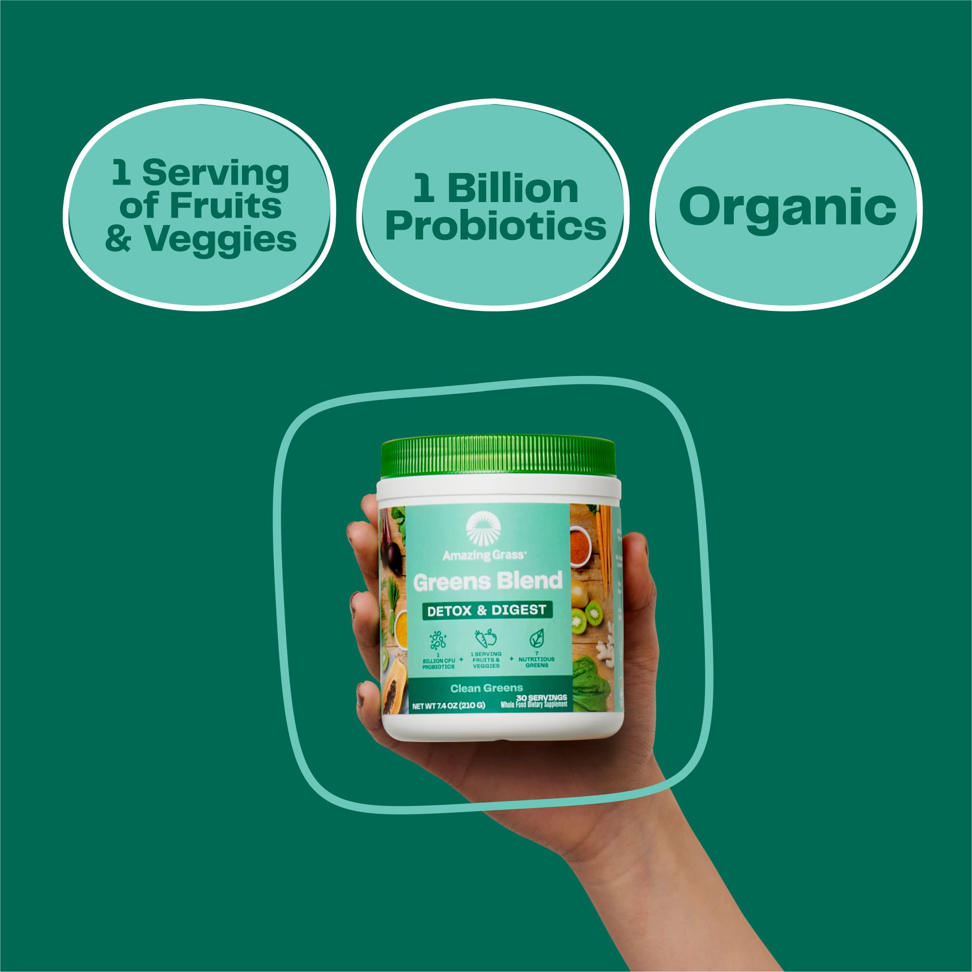 Amazing Grass Greens Blend Smoothie Mix

