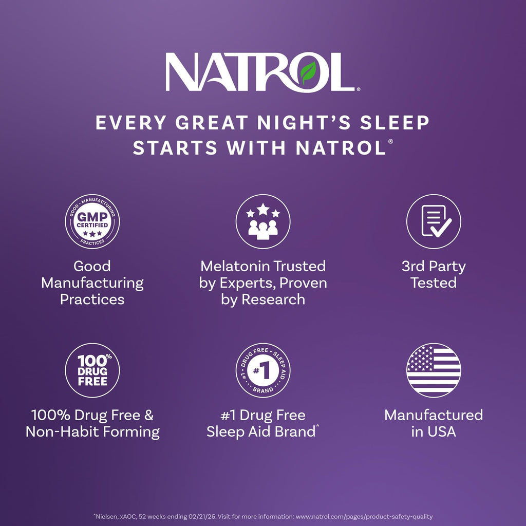 Natrol Melatonin 10 mg Fast Dissolve Tablets – Sleep Aid

