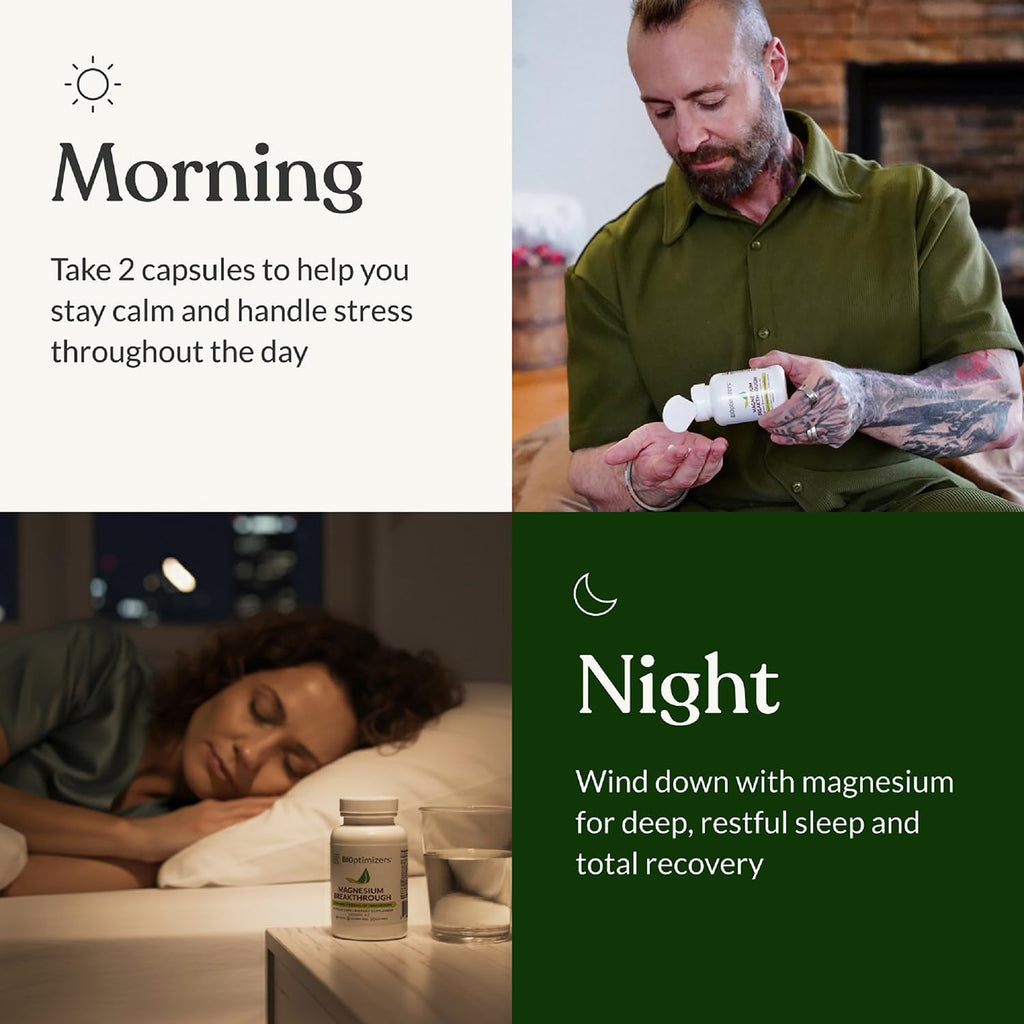 BIOptimizers Magnesium Breakthrough - Sleep & Cognitive Support

