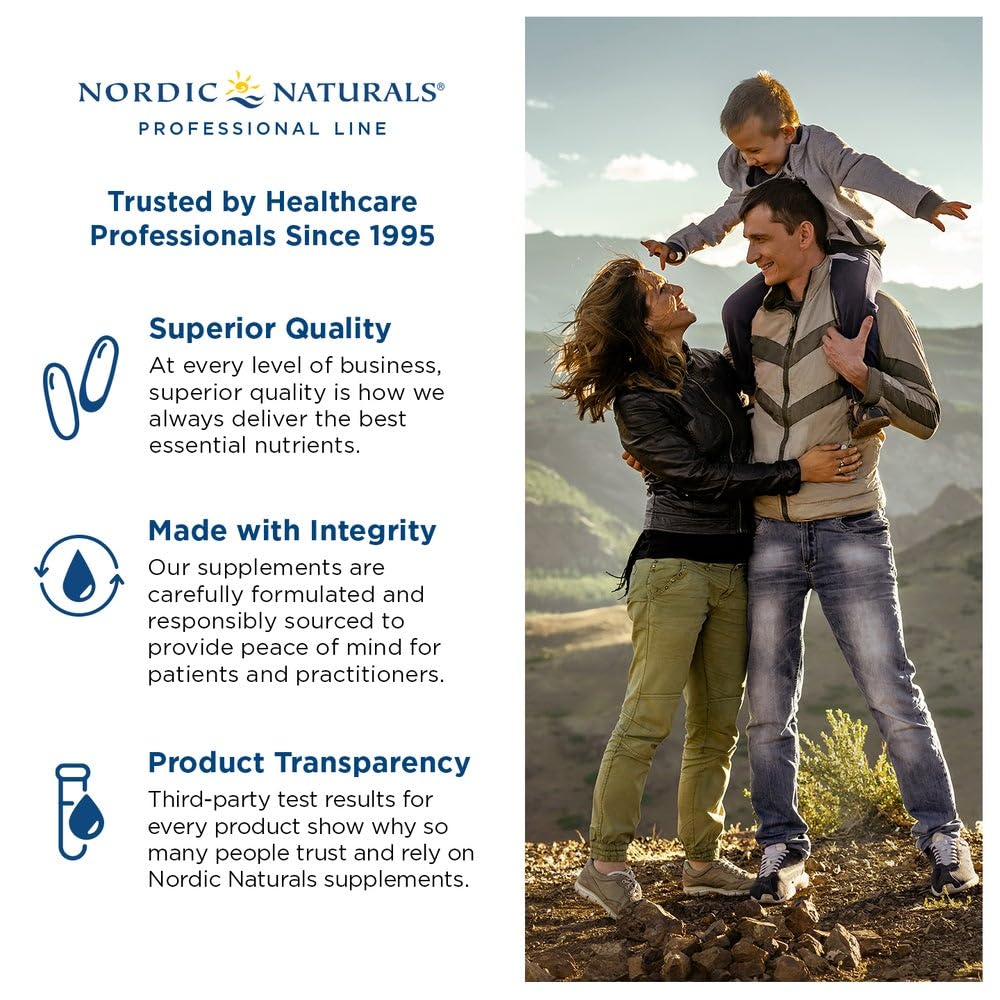 Nordic Naturals ProOmega Lemon Flavor Omega-3 Fish Oil

