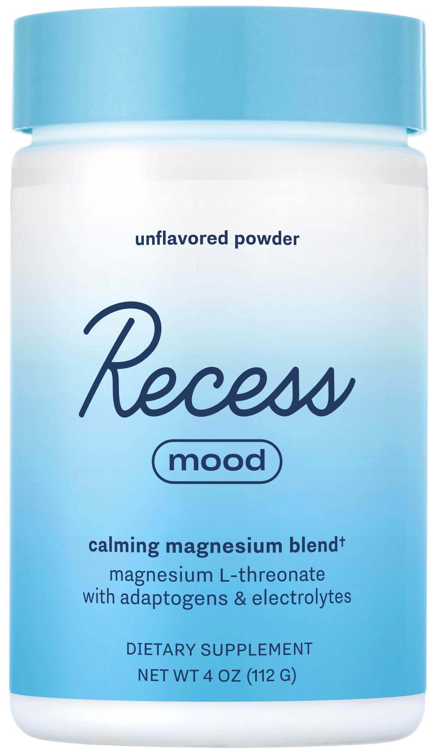 Recess Mood Powder Magnesium L-Threonate Calm Support Supplement