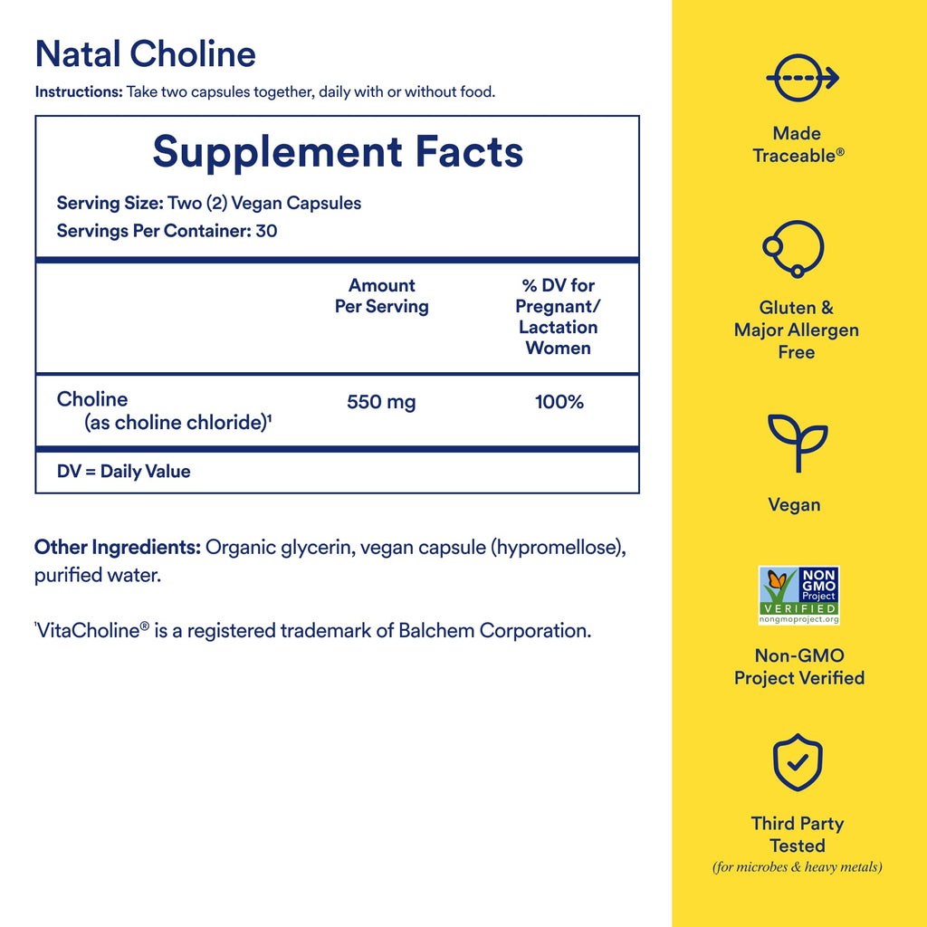 Ritual Natal Choline Prenatal Supplement | Brain Support

