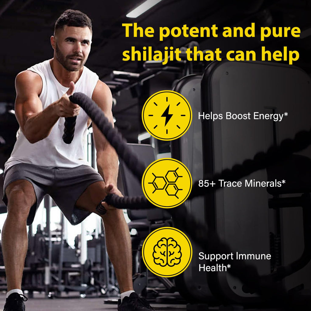 Shilajit Gummies with Ashwagandha & Gokshura - Organic Vegan

