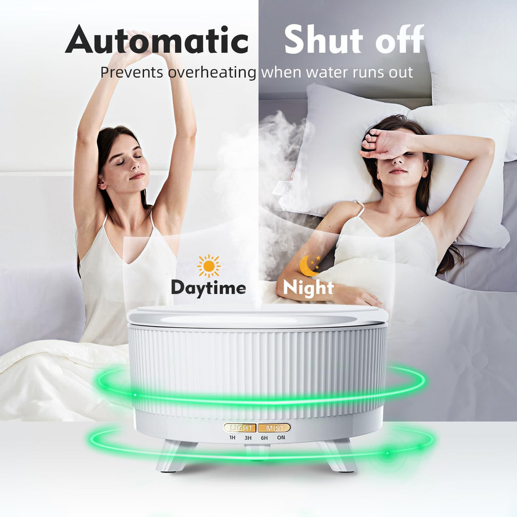 Essential Oil Diffuser 500ML Ultrasonic - Remote AutoOff

