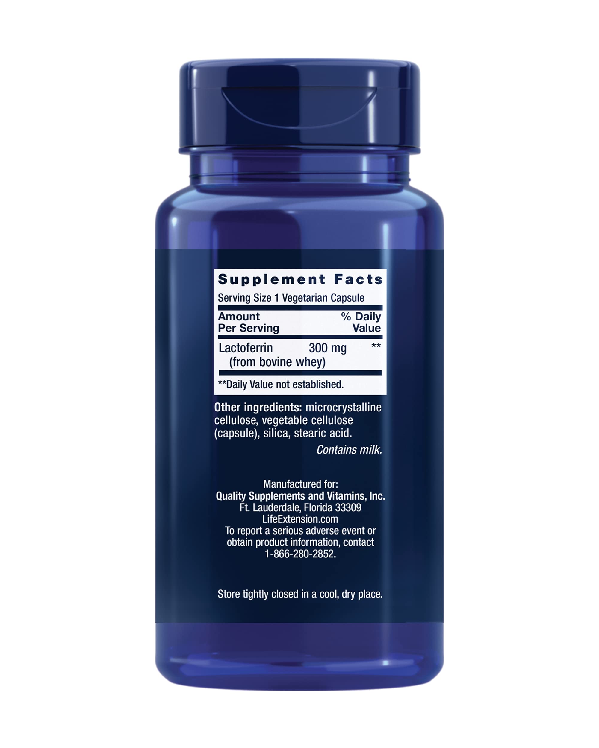 Life Extension Lactoferrin Dietary Supplement | Immune

