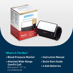 OMRON Evolv Wireless Blood Pressure Monitor with Connect App

