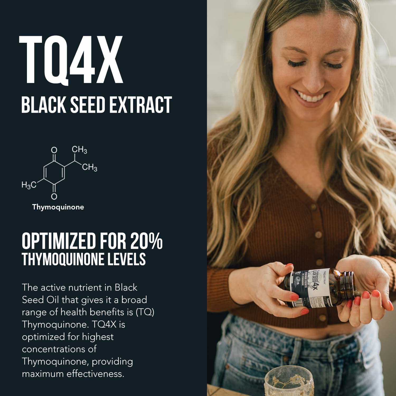 TQ-Advanced 4X Thymoquinone Black Seed Oil Capsules

