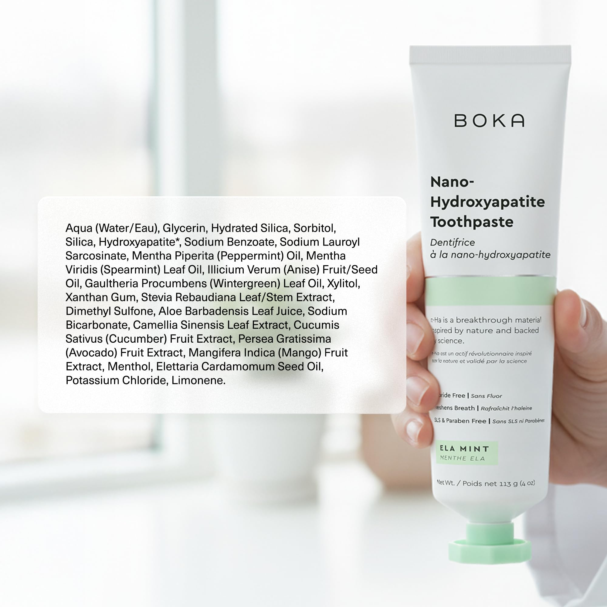 Boka Nano Hydroxyapatite Toothpaste | Fluoride-Free

