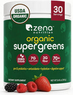 Zena Nutrition Organic Super Greens Powder | 70+ Superfoods

