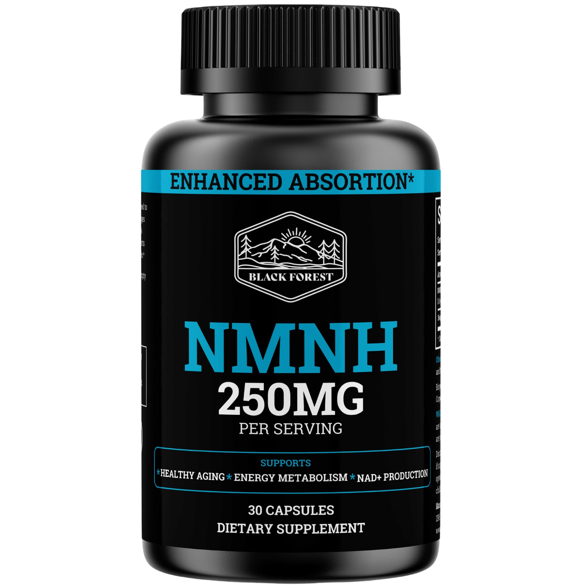 Black Forest NMN Supplement with BioPerine for NAD+ Support
