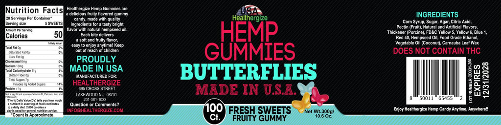 Healthergize Hemp Sleep Gummies for Calm Nights

