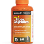 Psyllium Husk Fiber Capsules for Digestive Regularity

