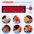feangli Red Light Therapy Belt 660nm 850nm Wearable LED

