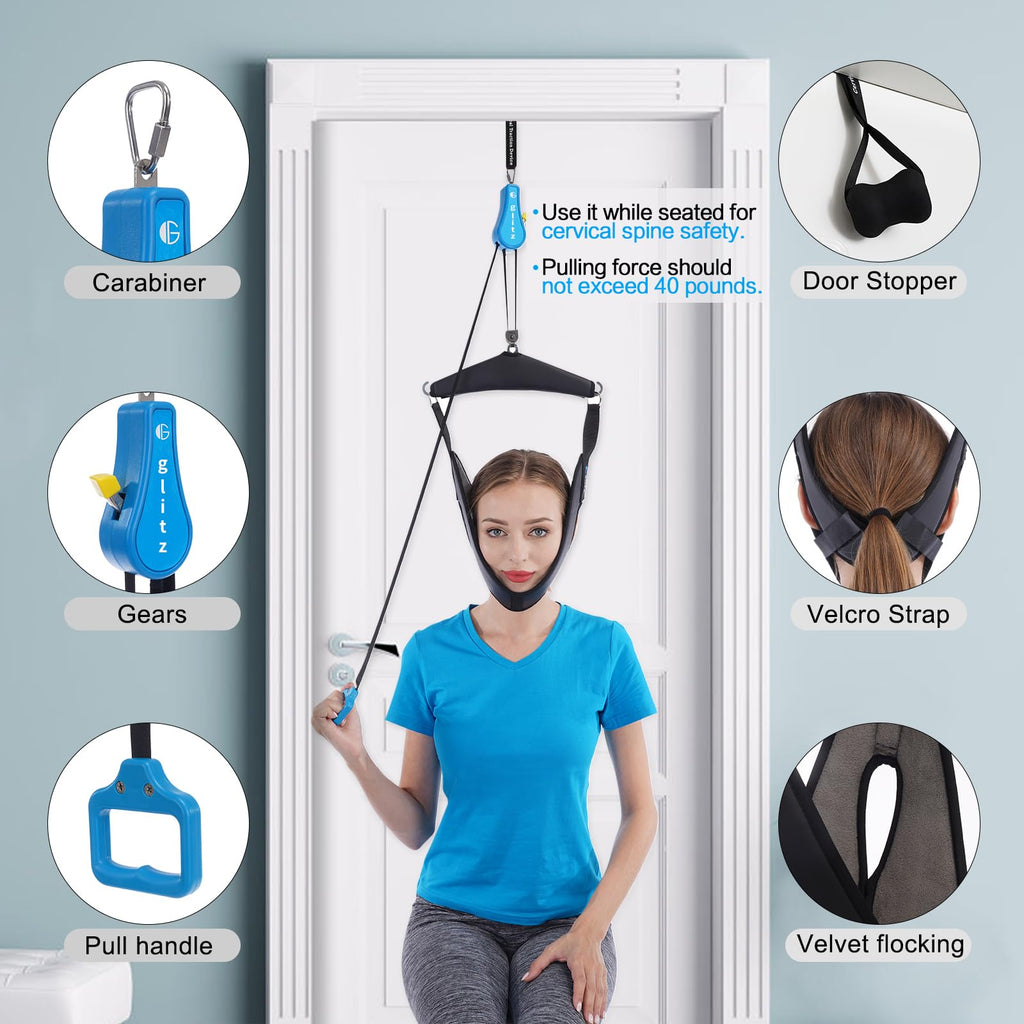 Cervical Neck Traction Device for Home Use | Portable

