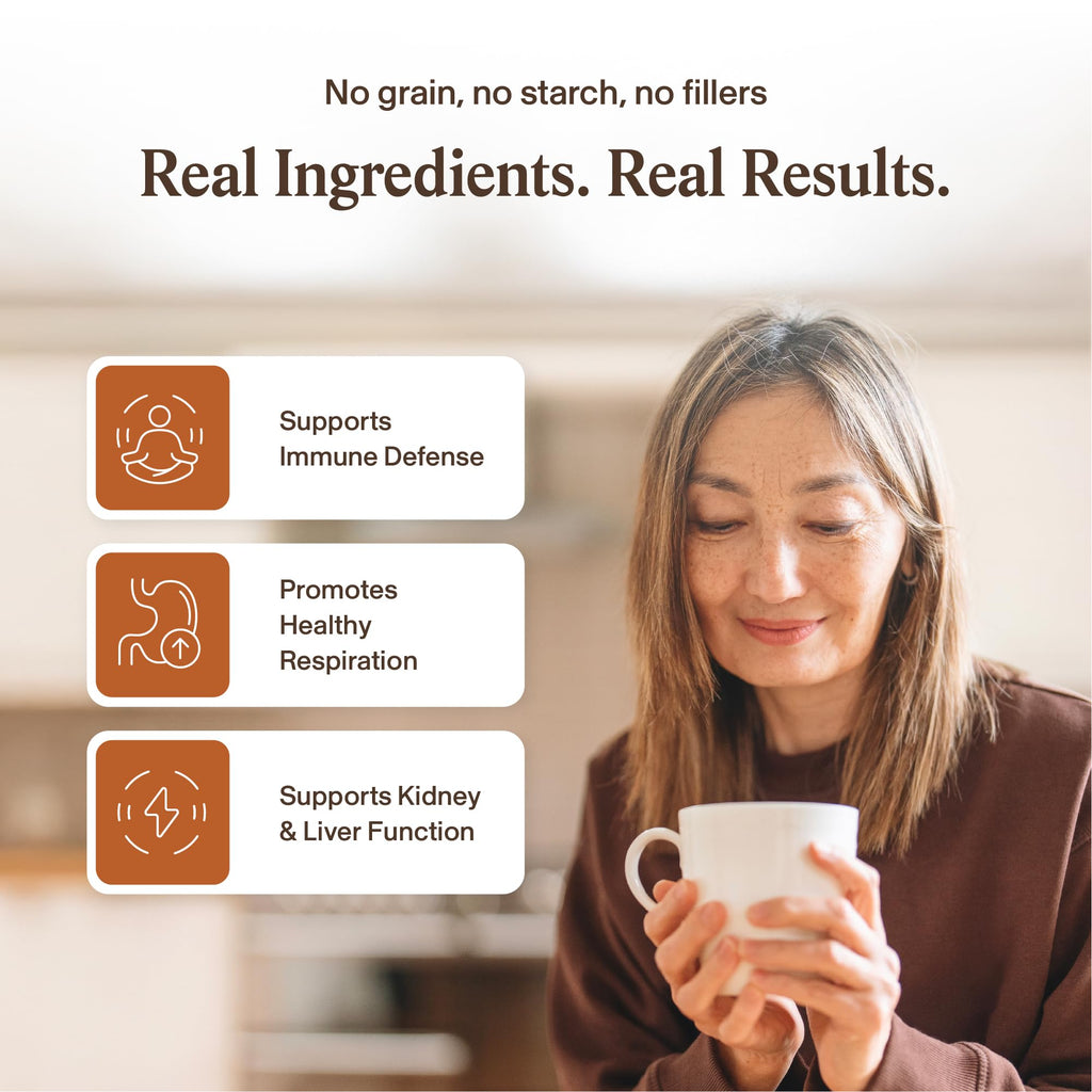 Real Mushrooms Cordyceps Capsules with Beta Glucans

