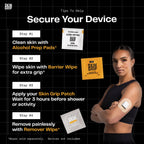 Insulin Pump Adhesive Patches Waterproof Sweatproof

