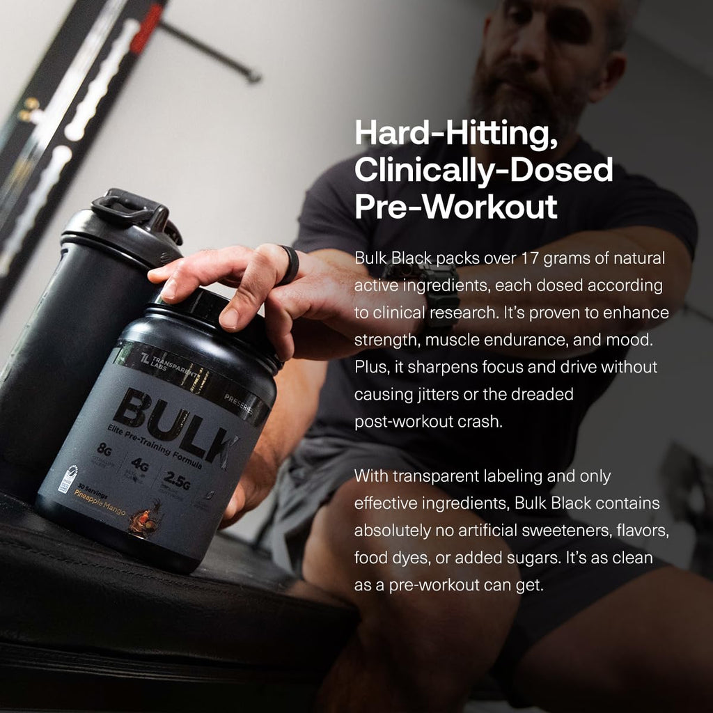 Transparent Labs Pre Workout | Sugar Free Performance

