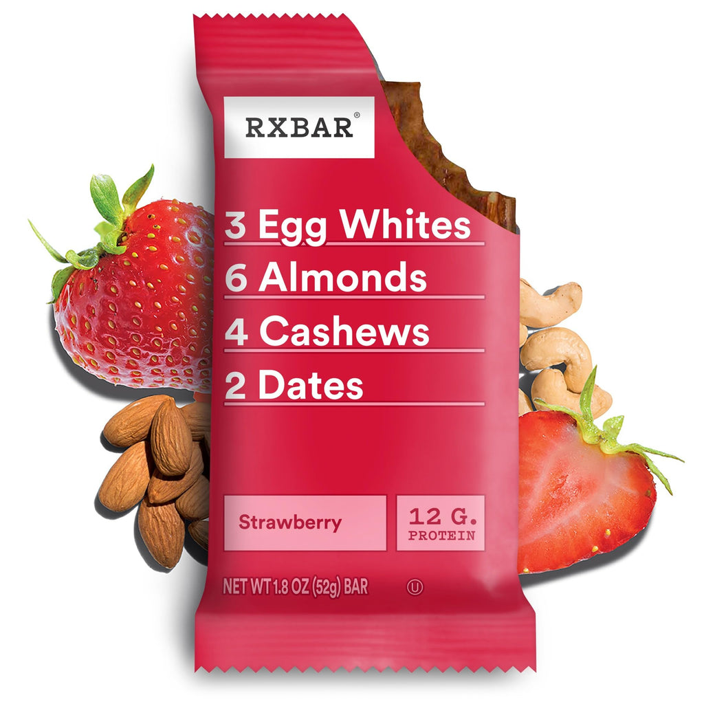 RXBAR Strawberry Protein Bars - Gluten Free Snack

